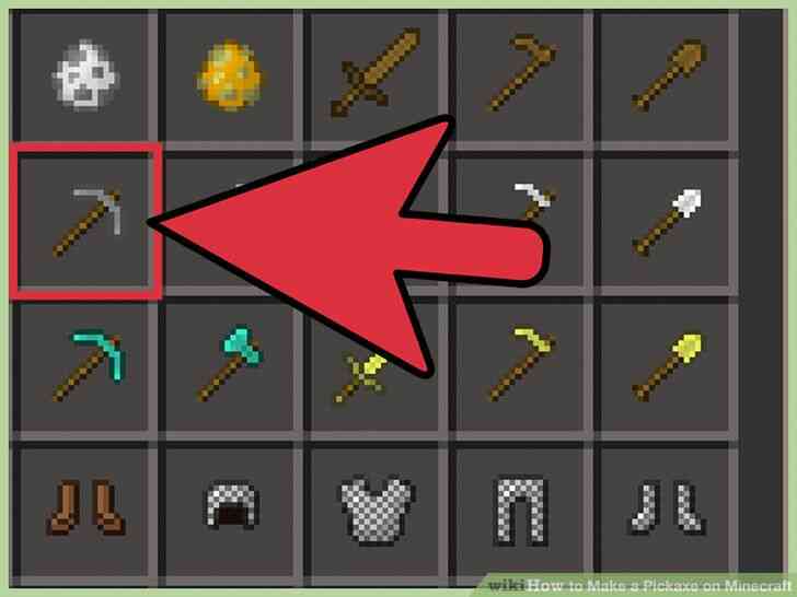 Image intitulée Faire une Pioche sur Minecraft Étape 18